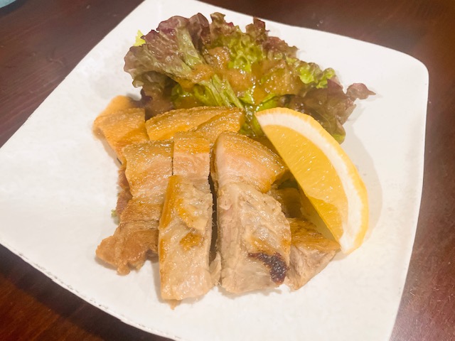 「じまんや」ベーコンみたいな