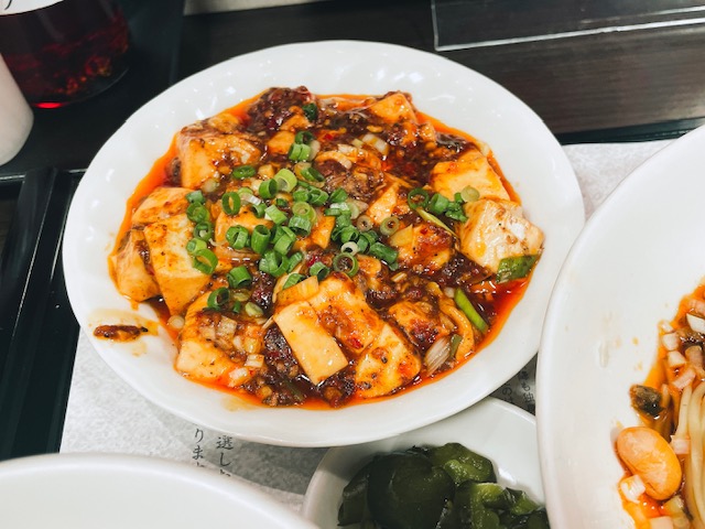「石林」セットのミニ麻婆豆腐