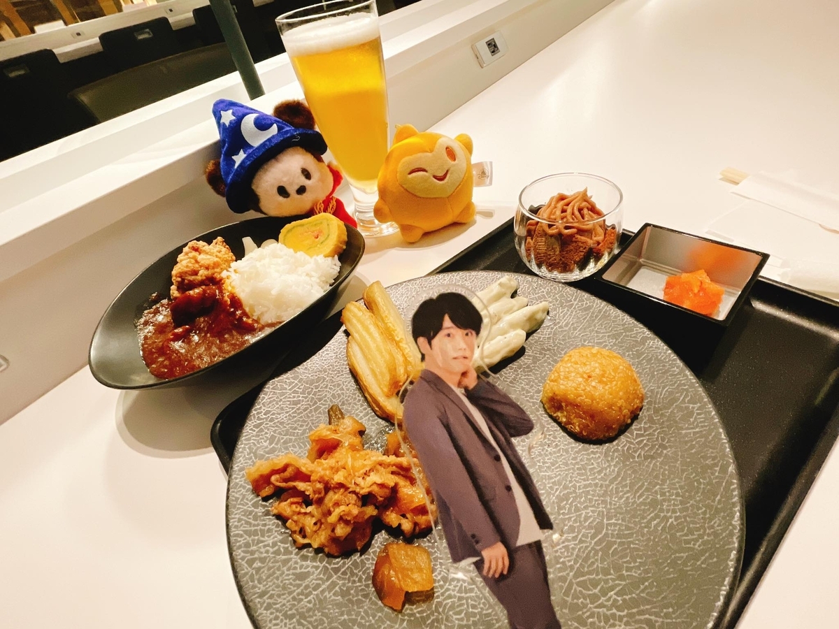 JALカレーを中心に茶色いセレクトに…