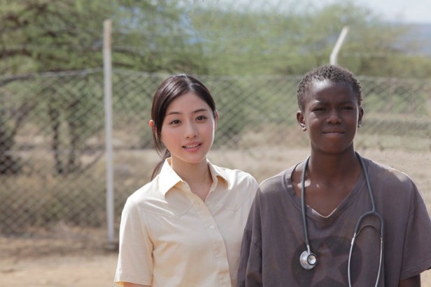 風に立つライオン