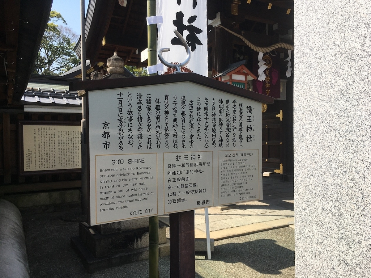 護王神社（ごおうじんじゃ）、京都府京都市上京区