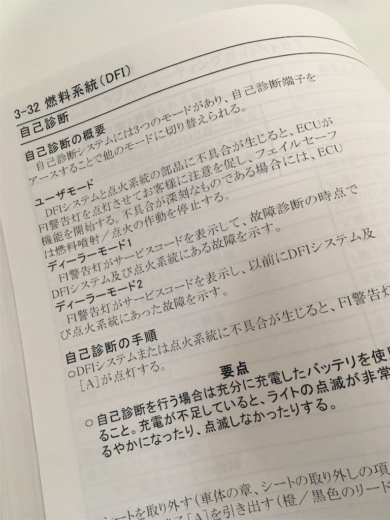 Dトラッカー125サービスマニュアル購入！始動不良の原因は
