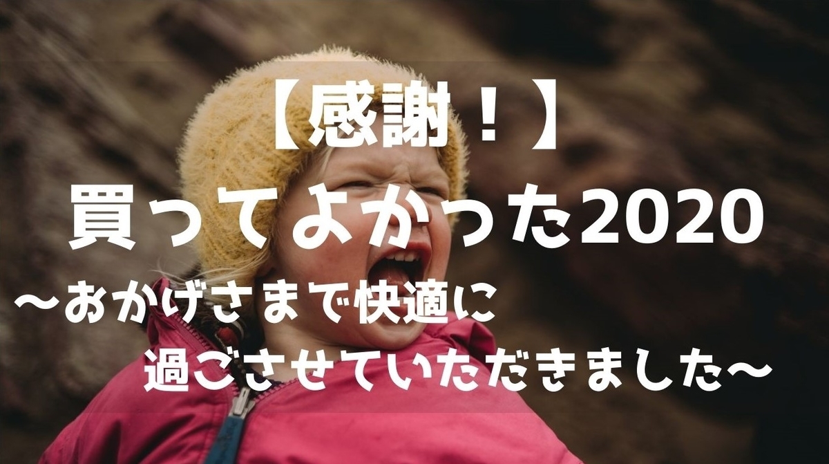 【感謝!】買ってよかった2020 ~おかげさまで快適に過ごさせていただきました~ - いいね!は目の前にあるよ!のアイキャッチ画像