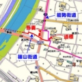 篠山街道地図拡大