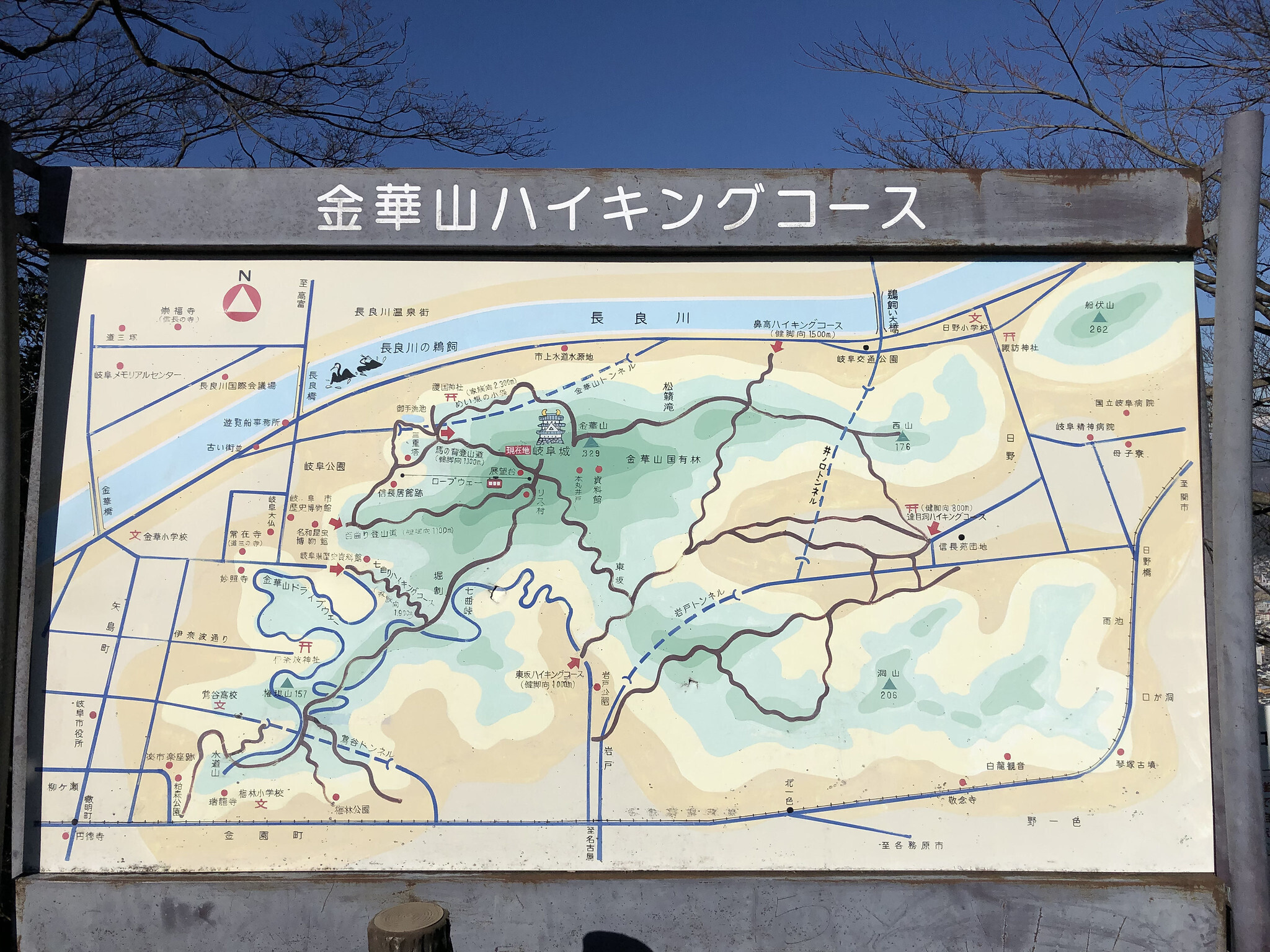 天気が良すぎたので金華山を歩いて登ってみた - 大須は萌えているか？
