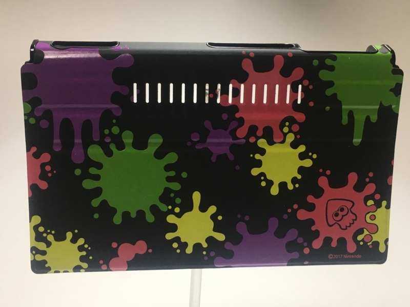 カラフルに塗りたく る nintendo switch フロントカバー