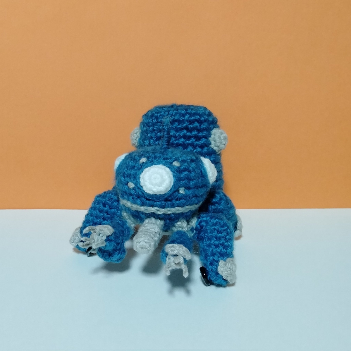 タチコマあみぐるみ（急） - かぎ針ときどきハムスター