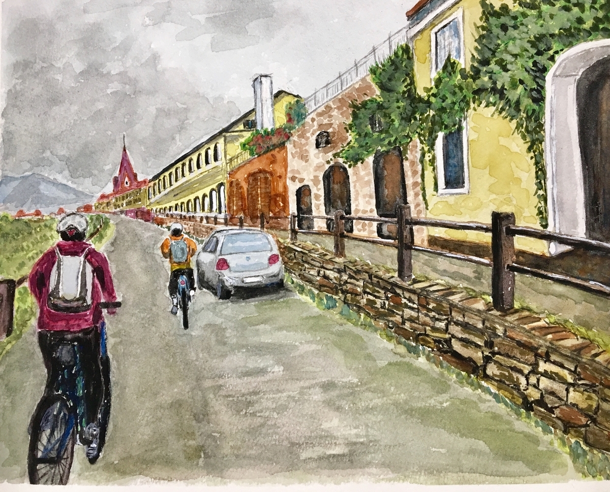 水彩画　素人製 素人の水彩画