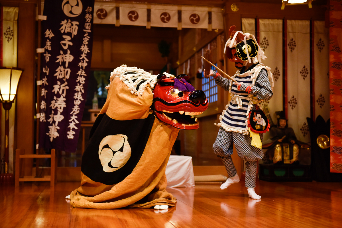 鈴鹿・獅子神御祈祷神事から、日本の獅子舞のルーツを探す - 稲村行真