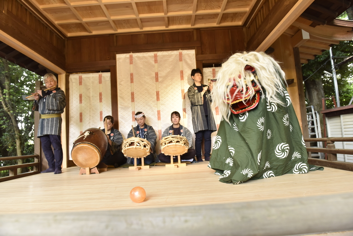 変化に富んだ観るものを楽しませる獅子舞、東京都渋谷区代々木囃子保存
