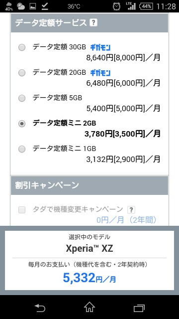 Softbank Vs Nuromobile こぼれたミルク
