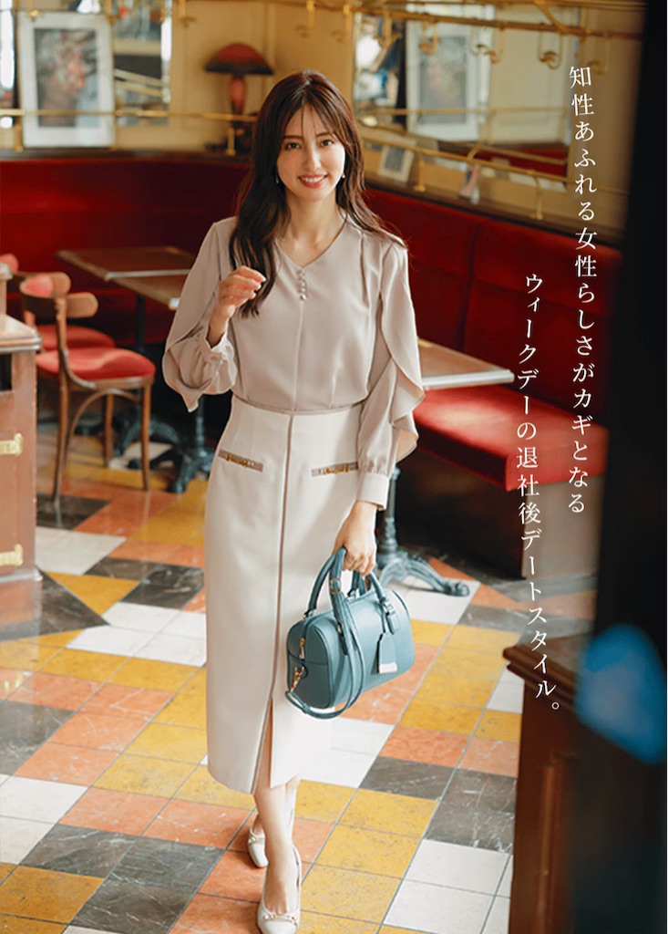 これぞモテ服！anySiSの全方位好印象のセットアップが可愛い