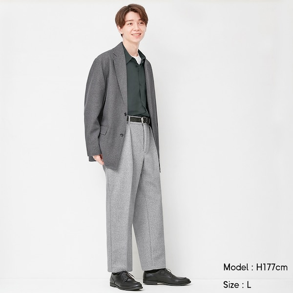 Gu ニットメルトンワイドイージートラウザー 虎と徳と服と時々グルメ