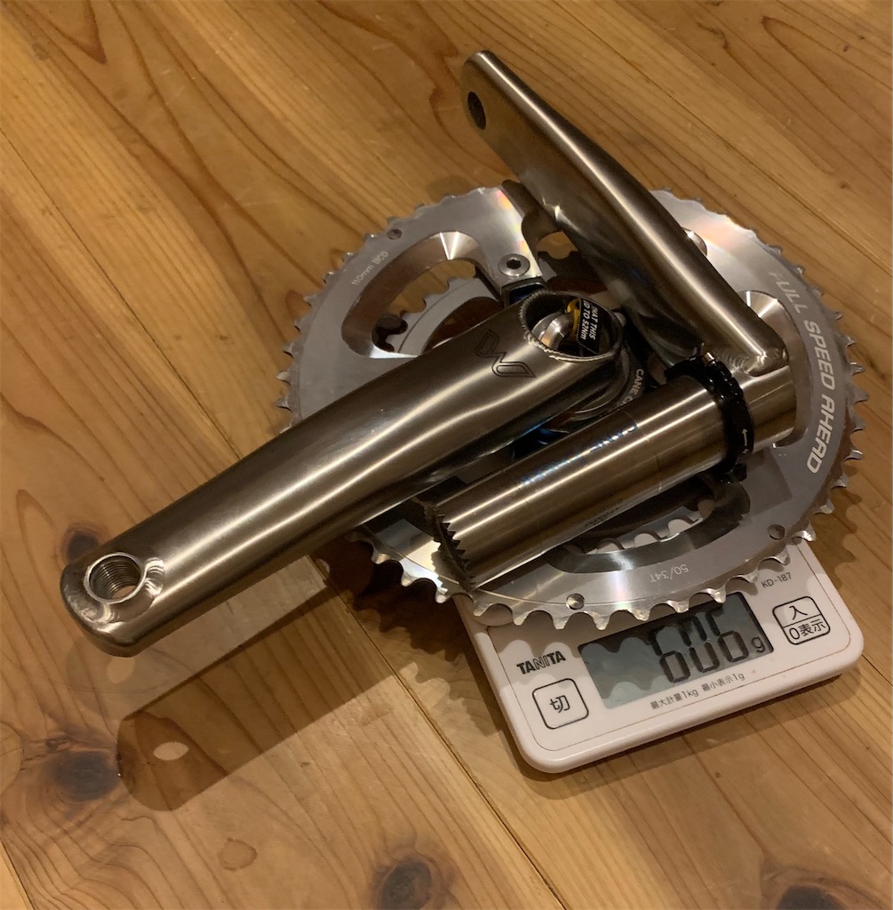 最終値下 Cane Creek eeWings 175mm チタンクランク Amazon | Cane Creek Eewings クランクアーム つや消しチタン