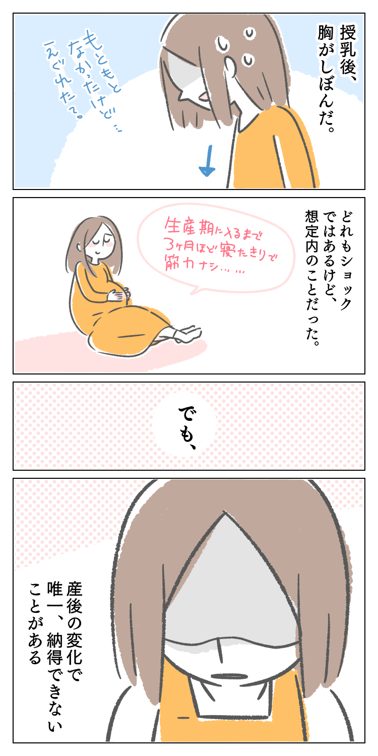 それは聞いてない 産後の体型変化で唯一納得できなかったこと ははとこと 自由な男子とママと時々パパの育児漫画 イラストレーターにいどゆうの子育てブログ