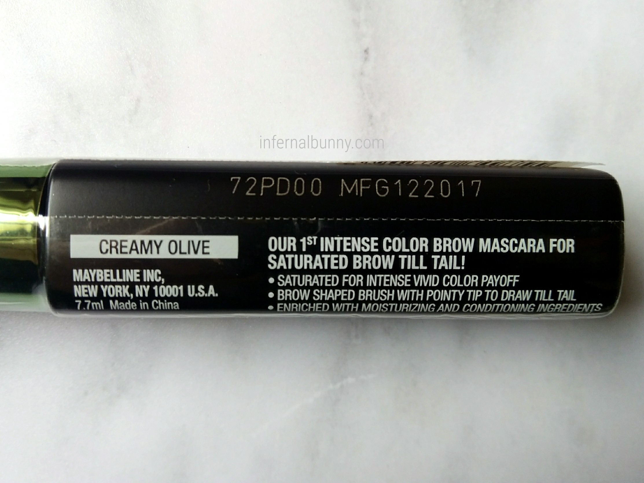 容器裏の製品情報。