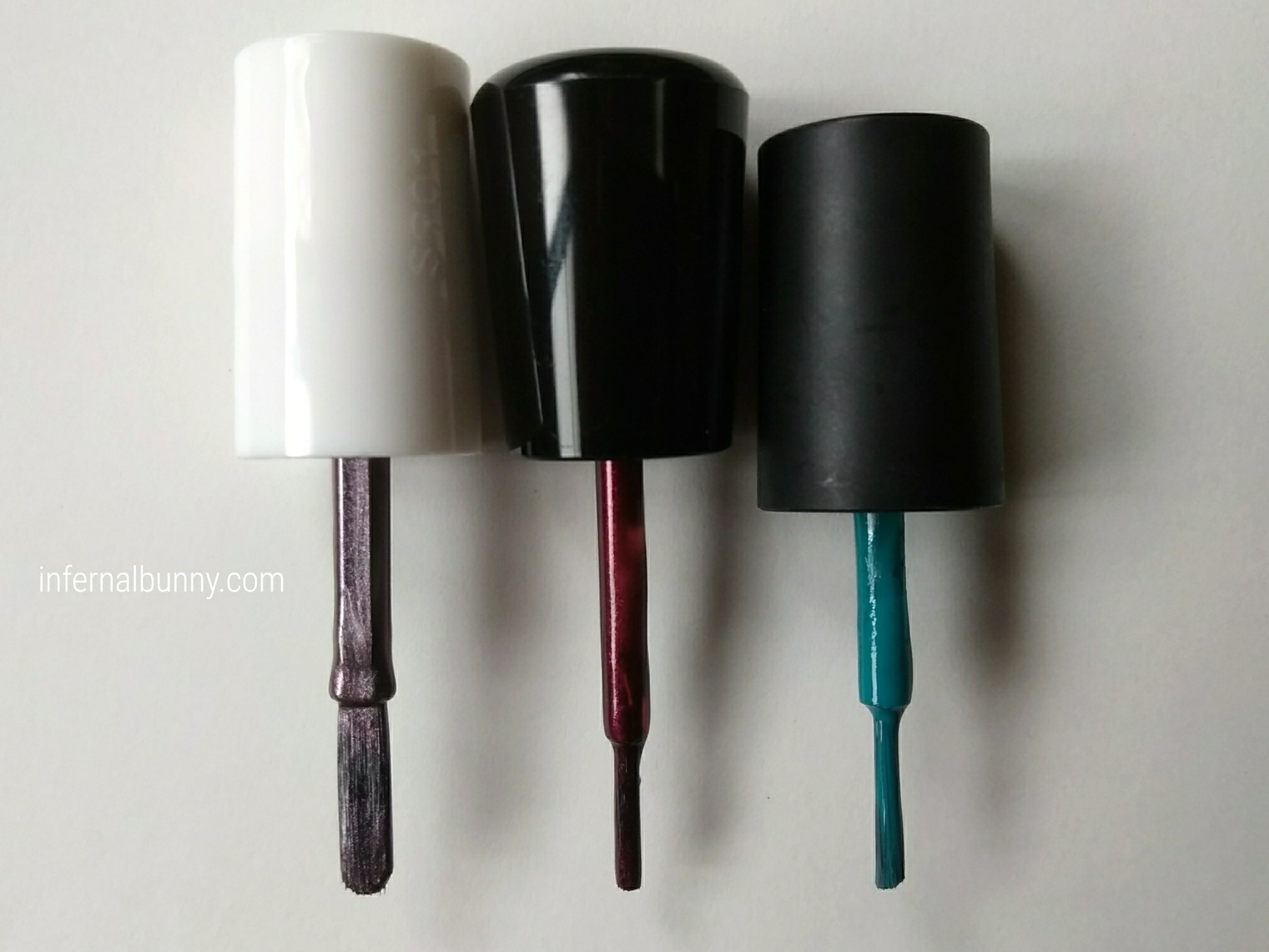 ネイルのハケ3つ比較。