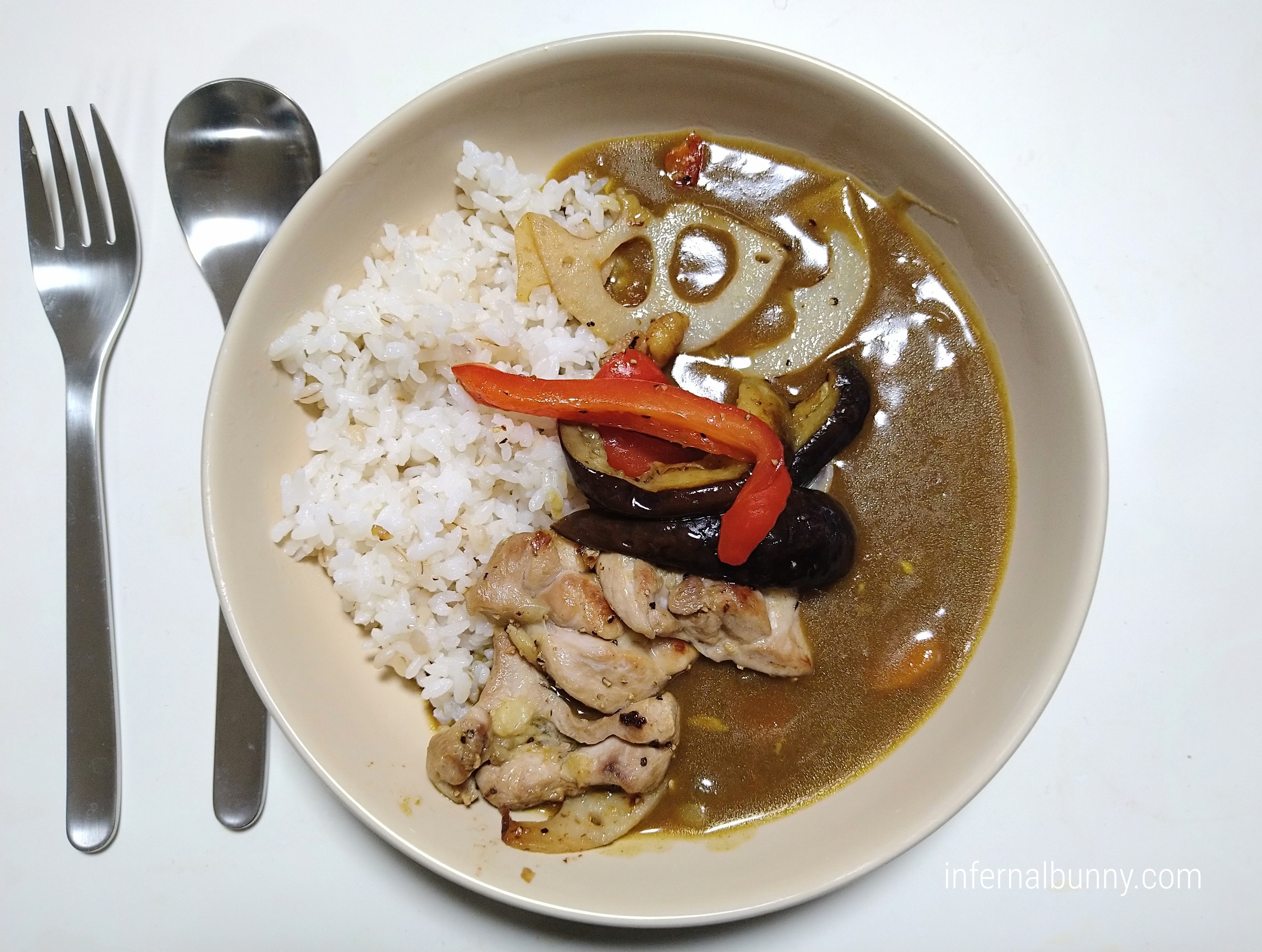 夏野菜のカレー。