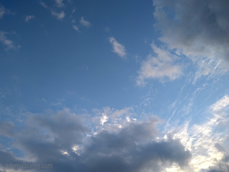 青空と雲。