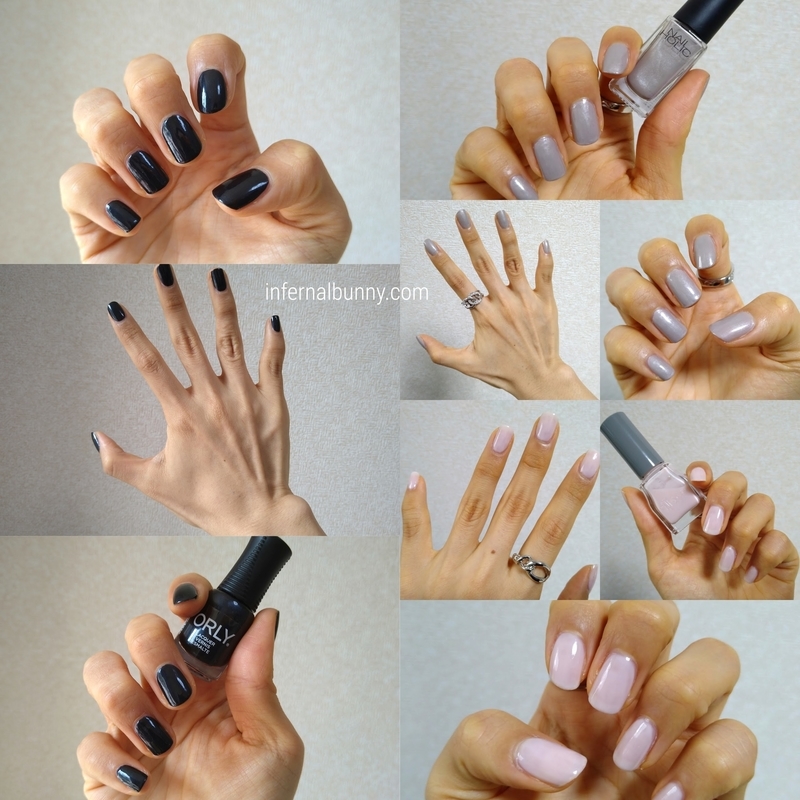 ネイル着画のコラージュ。