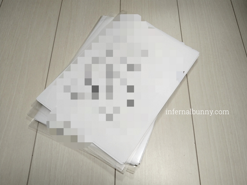 クリアファイル。