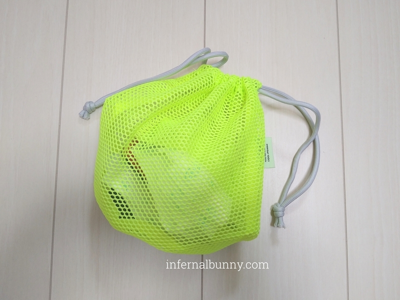 メッシュ巾着。