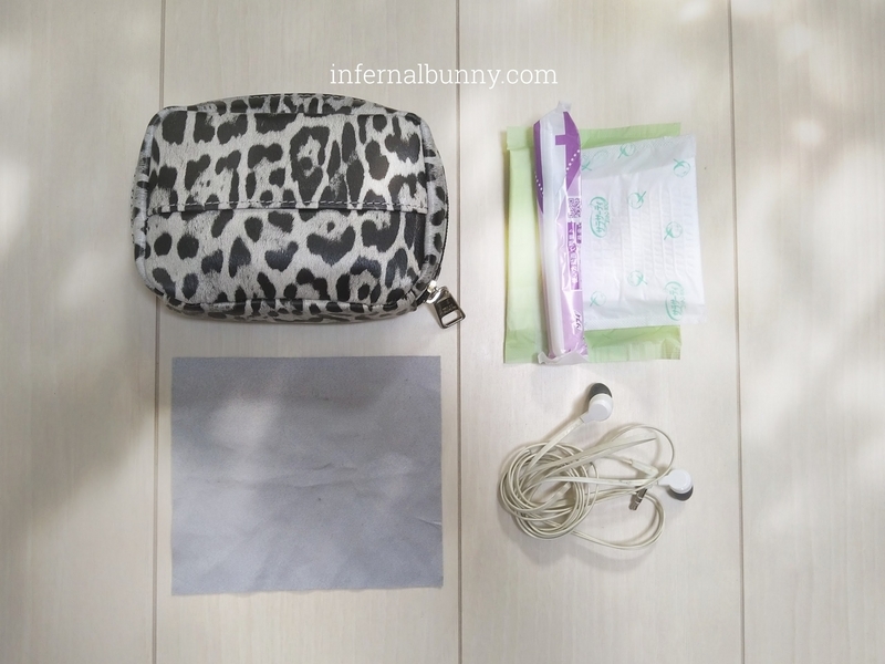 ポーチとその中身。