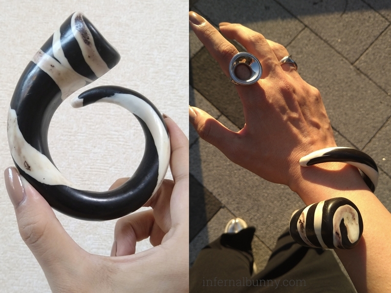 象牙調　極太　バングル 象牙調 極太 バングル - メルカリ