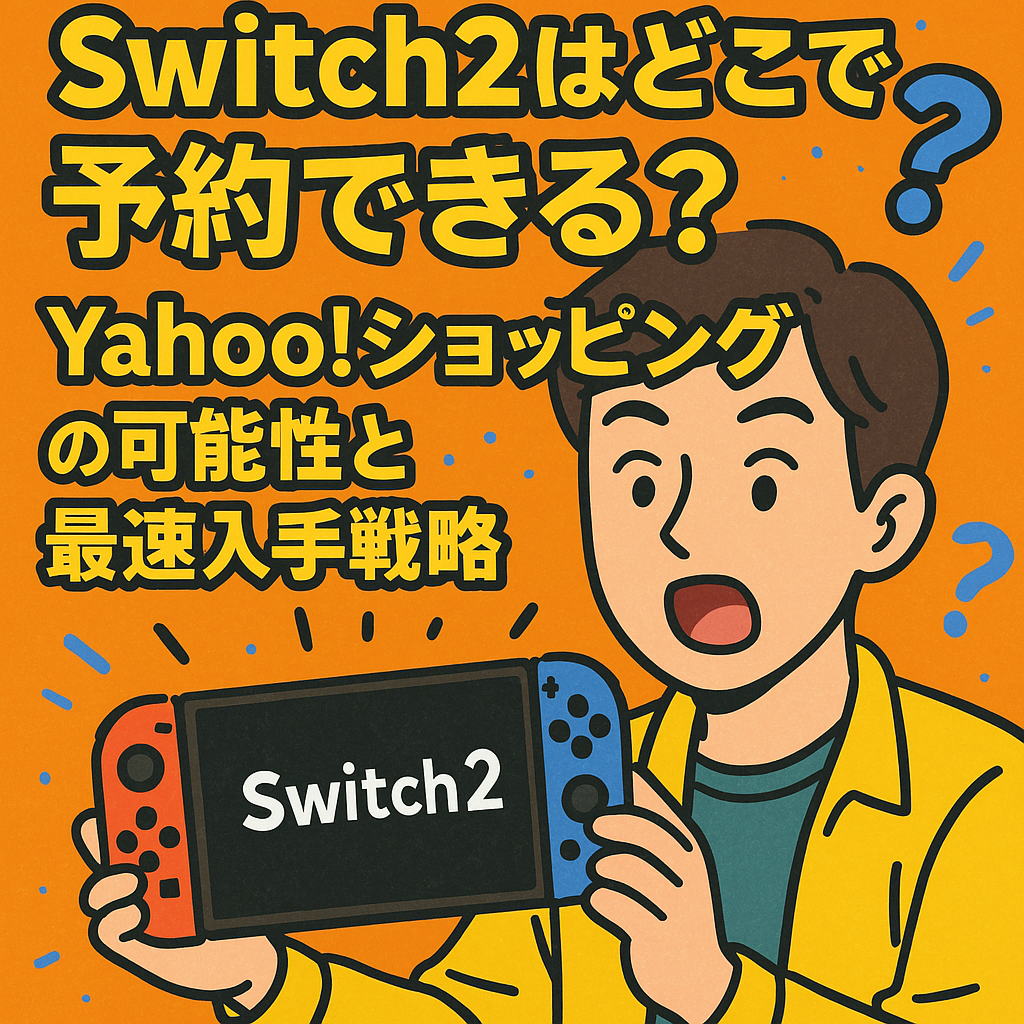 Switch2はどこで予約できる？Yahooショッピングの可能性と最速入手戦略