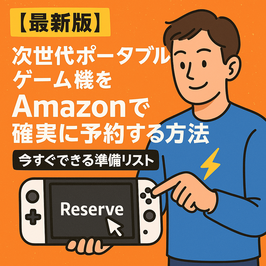 Switch2をAmazonで確実に予約する方法