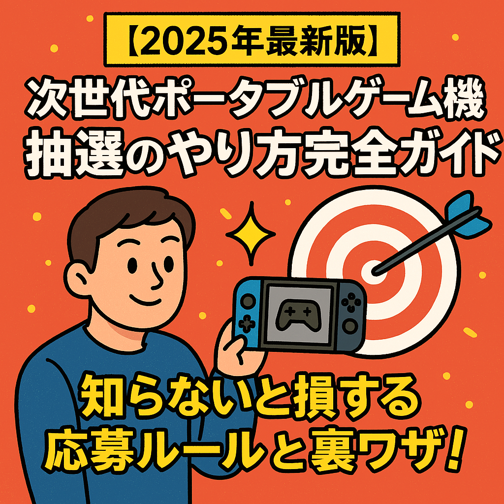 【2025年最新版】Switch2抽選のやり方完全ガイド