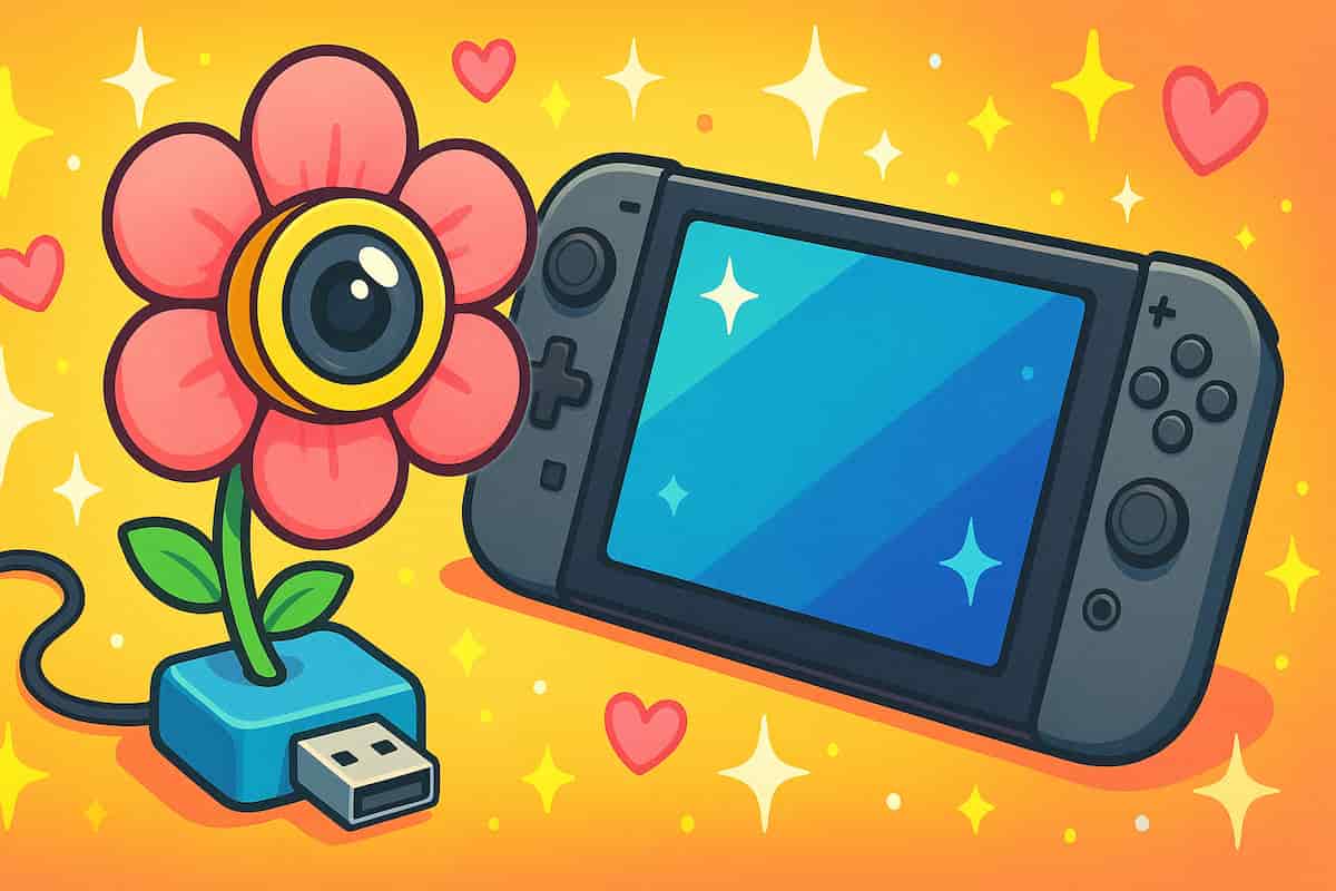 🎮【爆売れ中】パックンフラワーUSBカメラがSwitch2で神だった件🌱