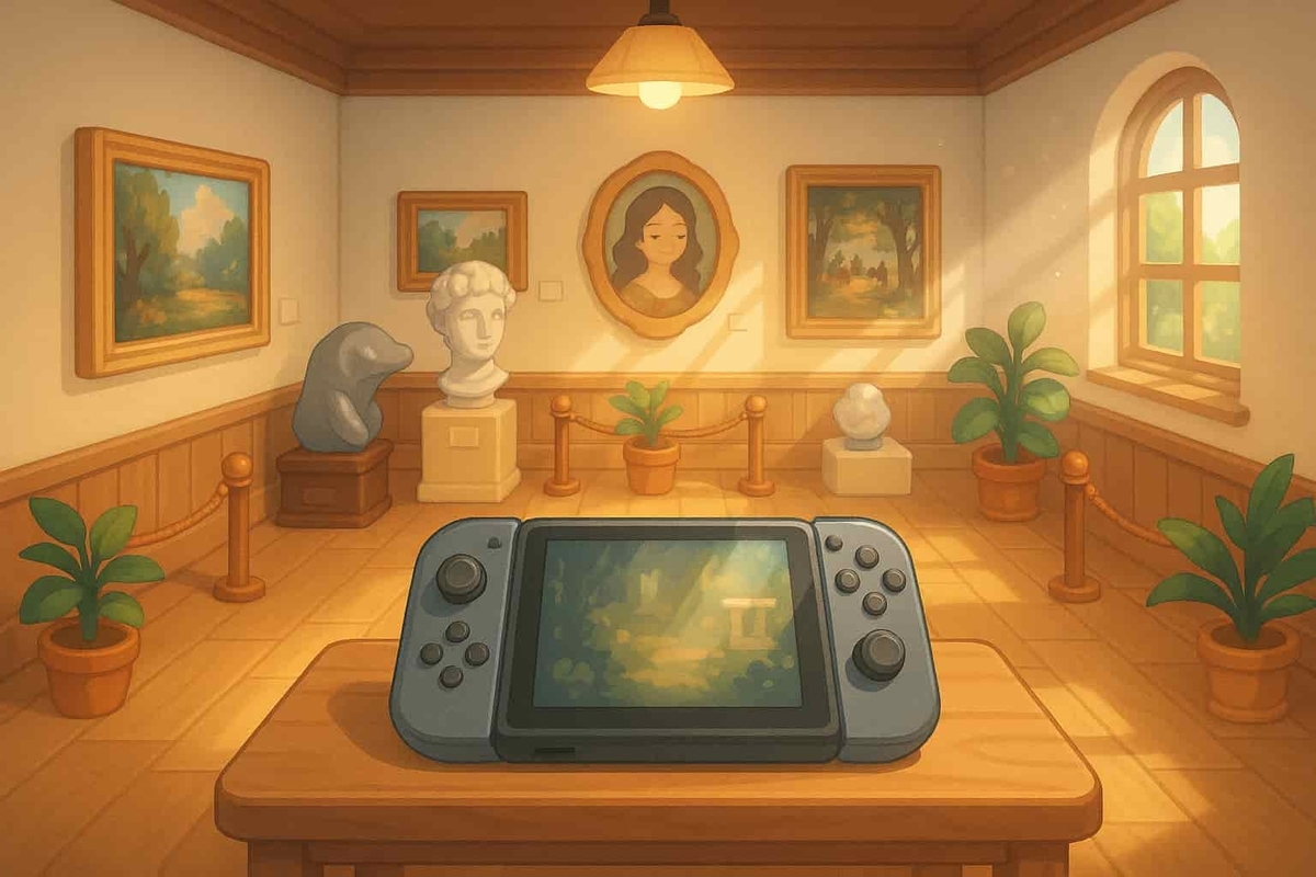 【保存版】あつ森の美術品エリアは増築できる？飾り方・拡張の工夫まとめ🖼️