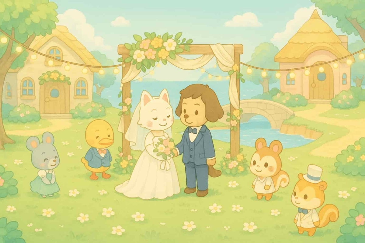【知らないと損】あつ森ジューンブライド住民呼び方のすべて🌸💍