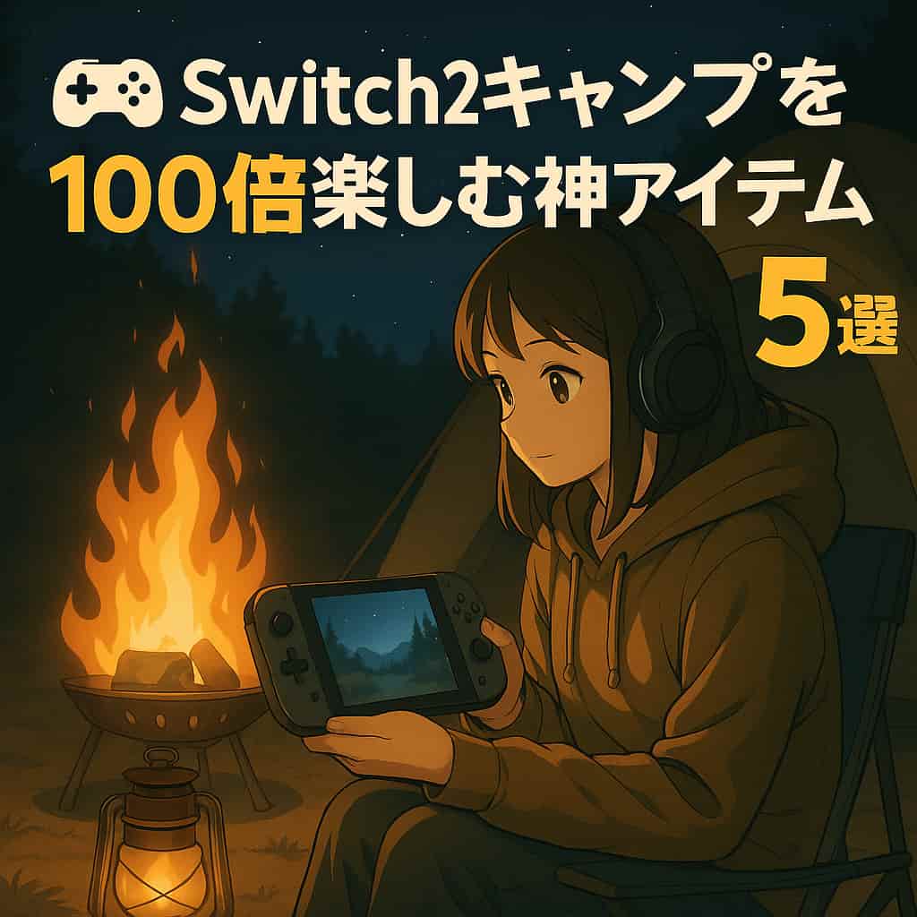 🎮 Switch2キャンプを100倍楽しむ神アイテム5選
