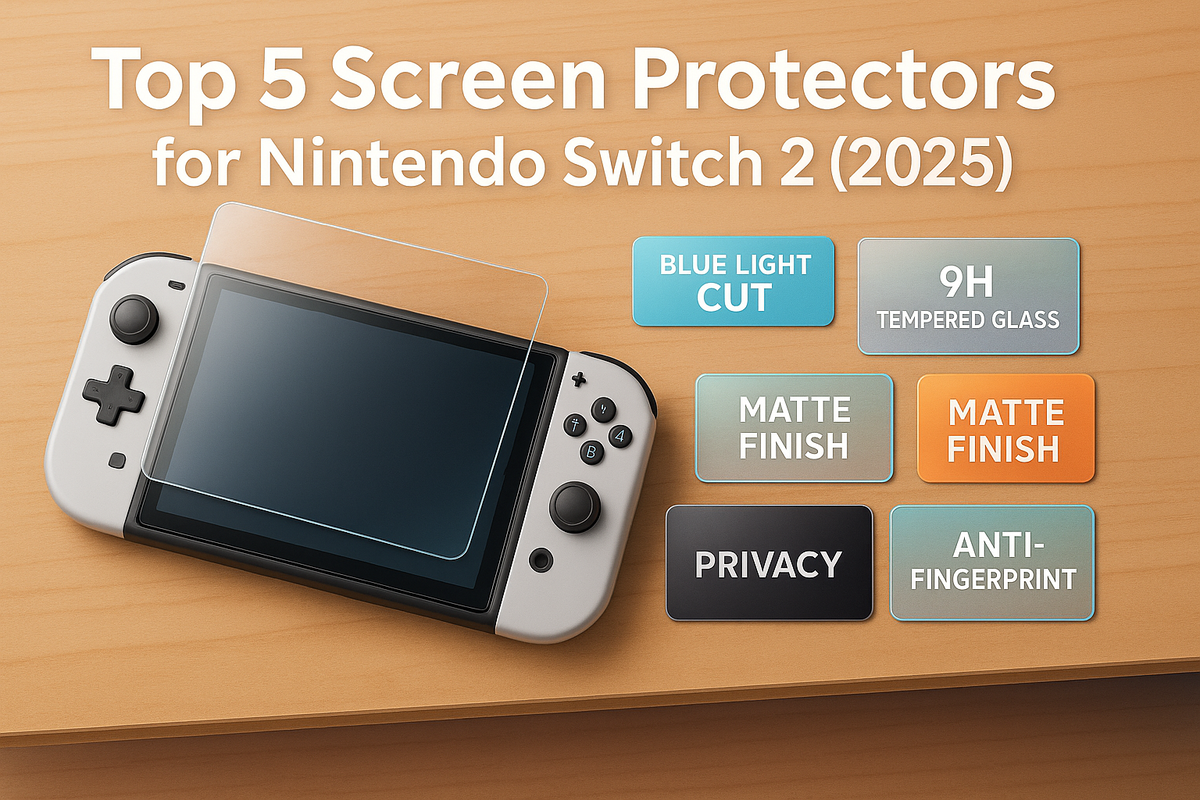 【2025年対応】ニンテンドースイッチ2 おすすめ保護フィルム5選🛡ブルーライトカット＆ガラス徹底比較