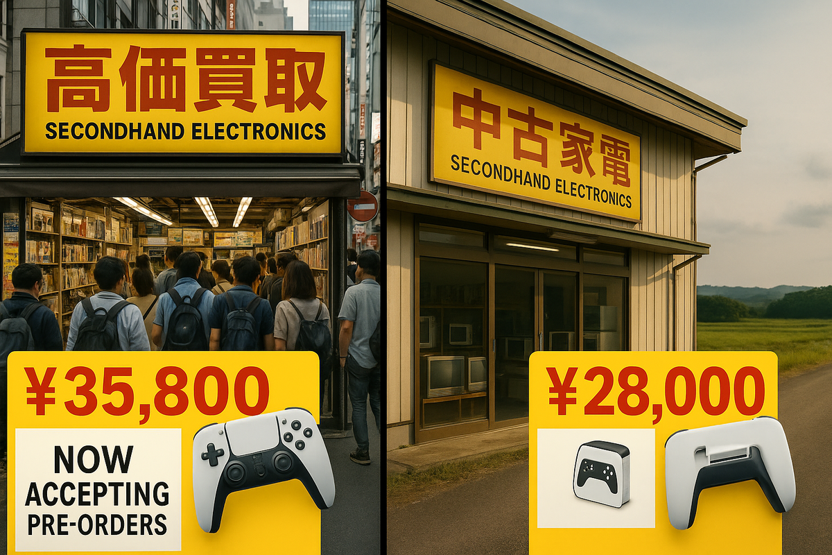 都市のゲーム店と地方のリサイクル店でSwitchの買取価格が7,800円も違った！2025年5月調査結果