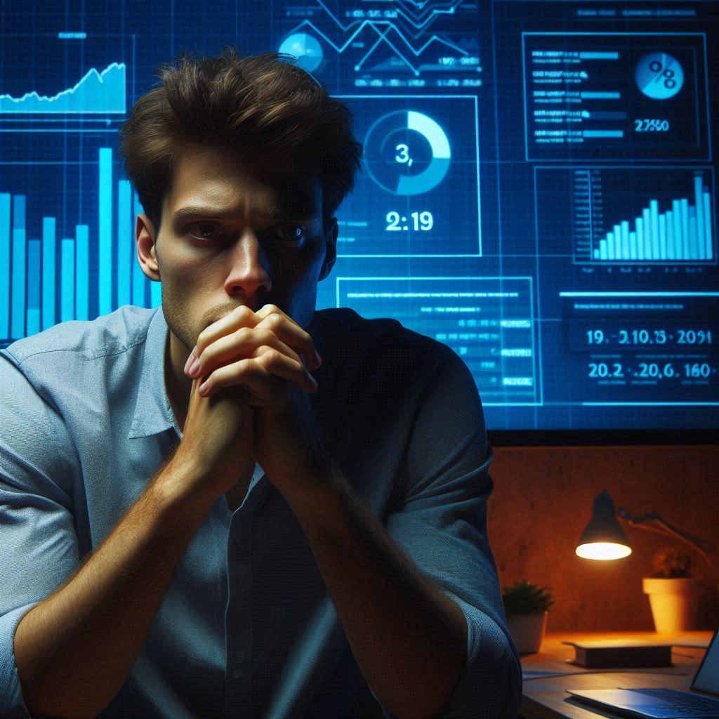 Shocked gamer overwhelmed by digital game news and viral updates, glowing with excitement and pure adrenaline joy.