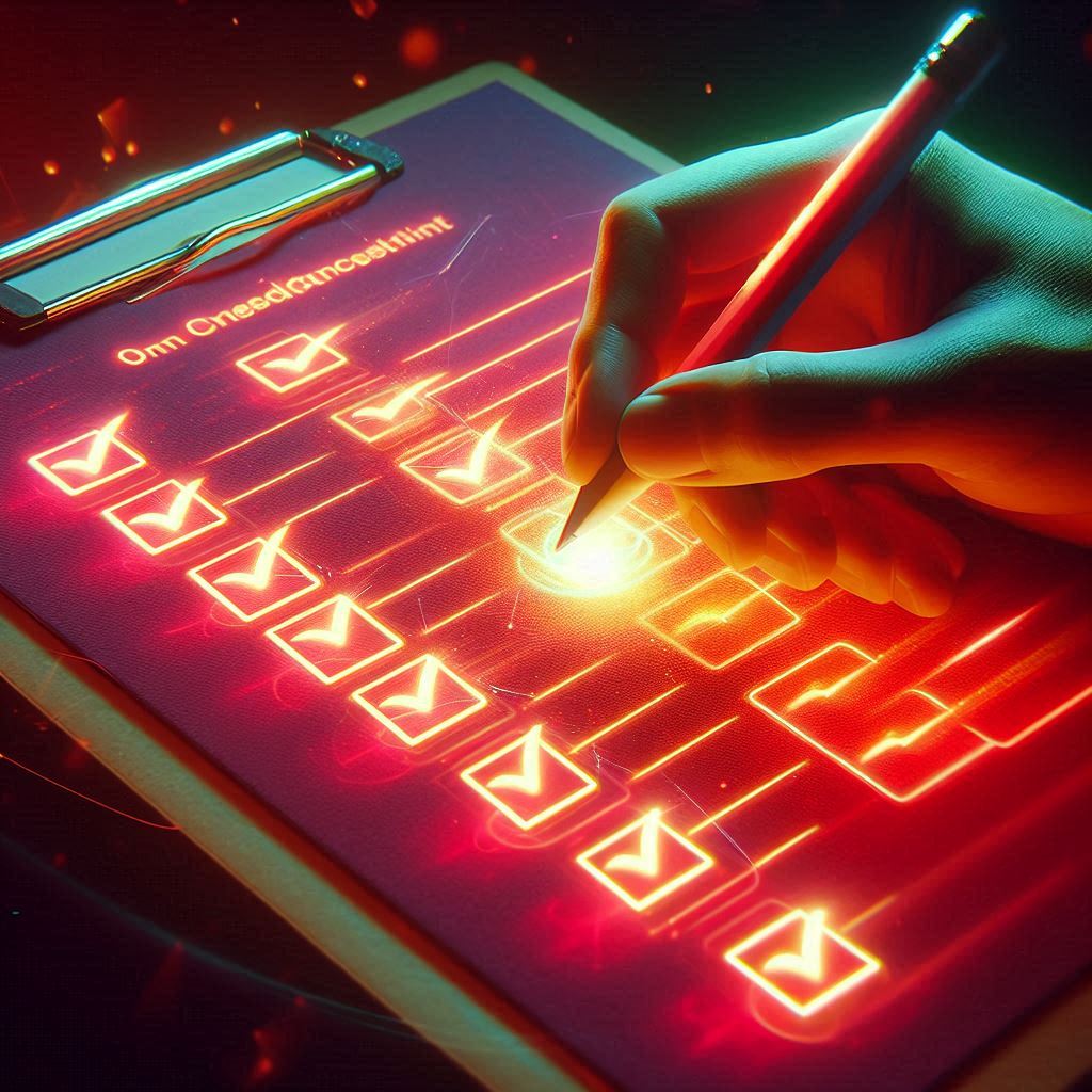 A hand burns with determination as it checks the glowing box of fate—hope, tension, and thrill collide in this electric moment of decision.