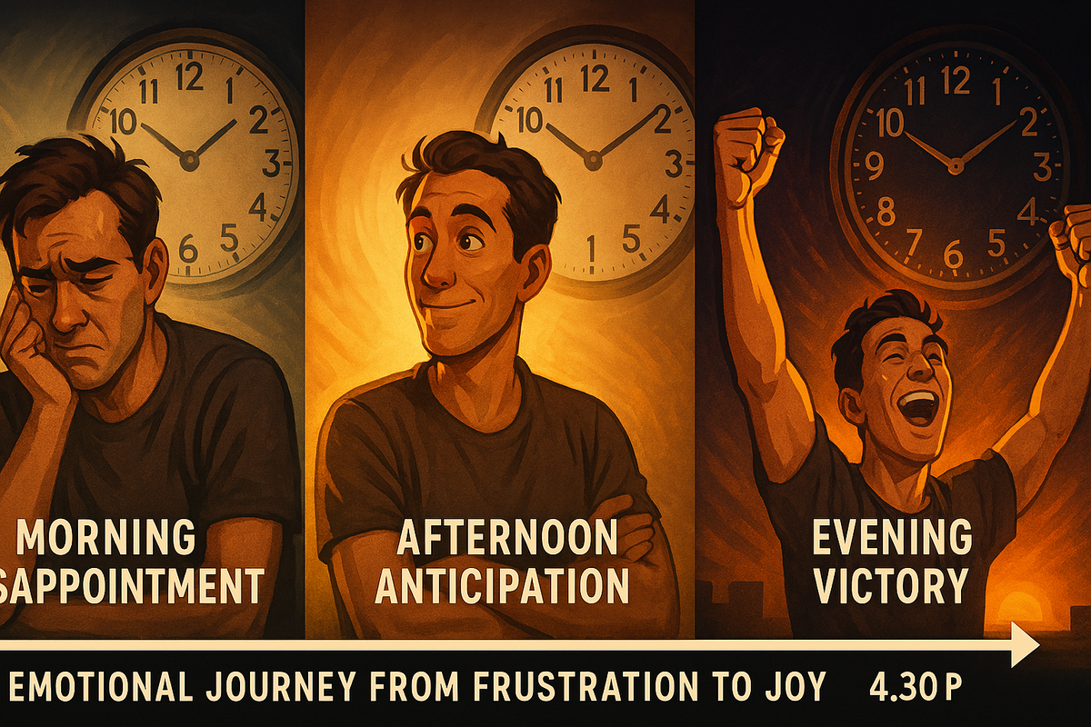 From early morning disappointment to evening triumph — a powerful timeline capturing the emotional rollercoaster of those who finally scored a rare Switch2 at 4:30 PM.