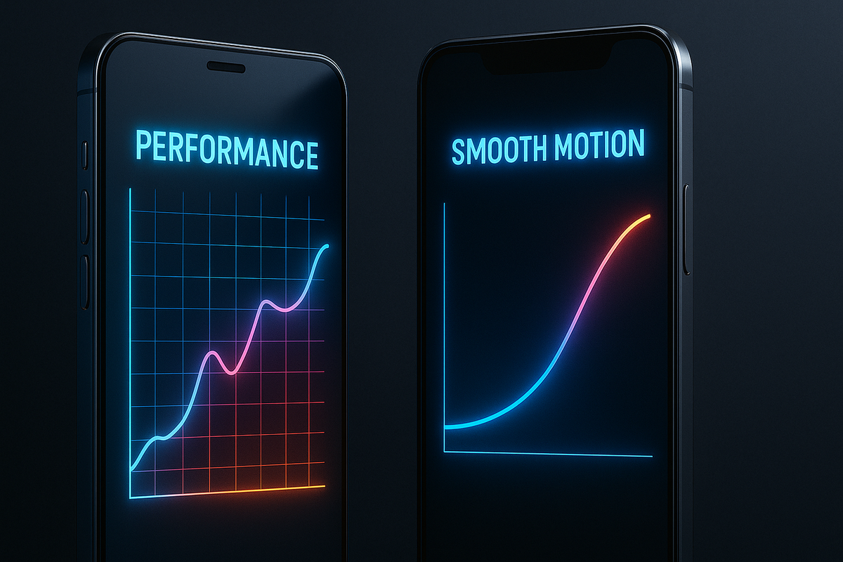 Frustrated user holding smartphone in one hand and adjusting settings on screen with the other, dramatic lighting emphasizing confusion, no brands