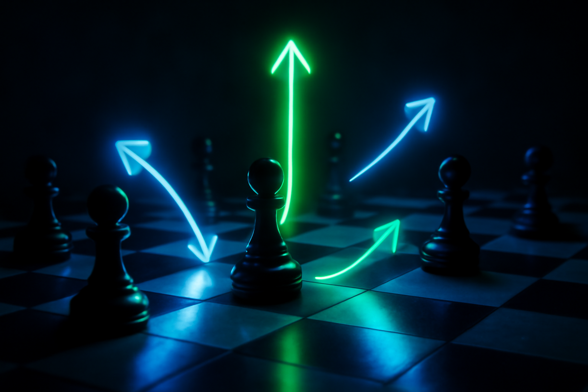 Lottery neon storefront and glowing ticket grid—high-stakes anticipation, thrill of luck, buzzing urban night scene