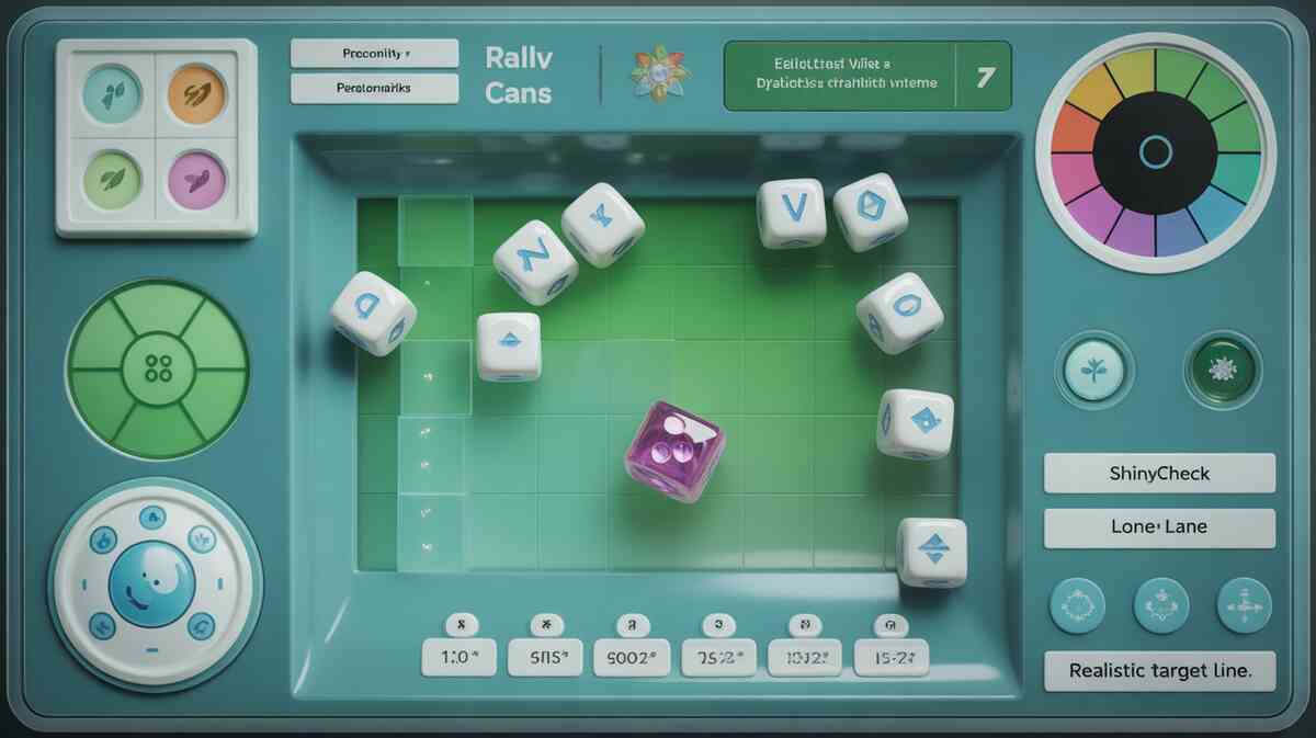 Collector’s lab dashboard—IV dice showing triple hits, nature wheel, ShinyCheck, “realistic target line”—min-max optimization joy, spreadsheet-meets-magic satisfaction