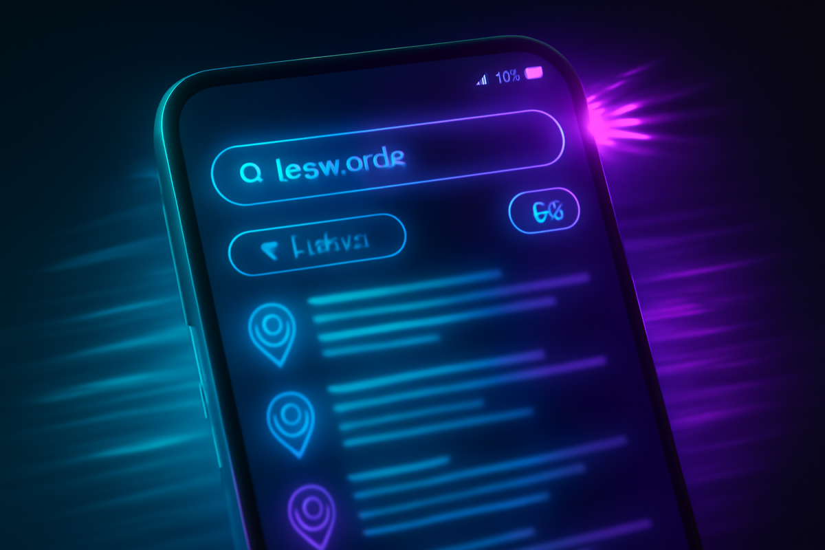 Neon strategy board—multi-store routes, “30m alert,” home radius, clock, family team—real-world hacks to raise your Switch2 win rate, energetic and hopeful momentum