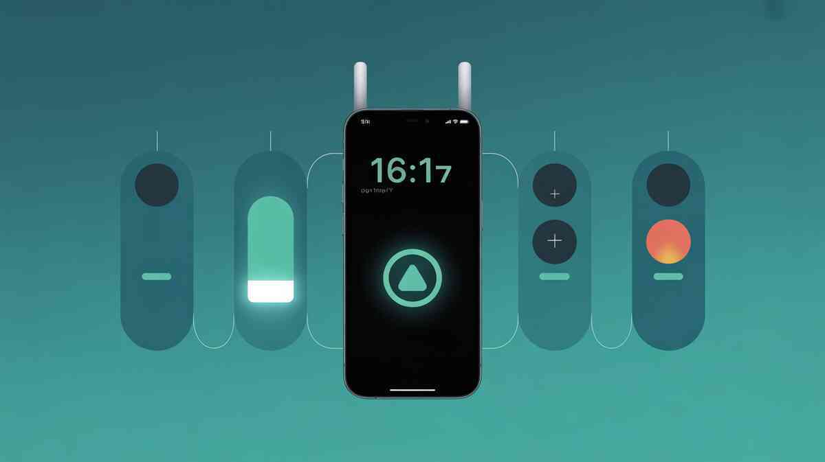 Sleek diagnostic dashboard—phone showing IMEI with status dials for network restriction/SIM-lock/financing flags—how to check blacklist and protect your payout, crisp analytical calm