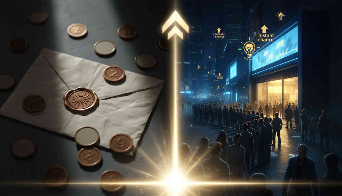 Dark warning collage with “overpriced” tag and “warranty void” stamp—scam-risk dread, reseller shadows, cold reality check before you buy