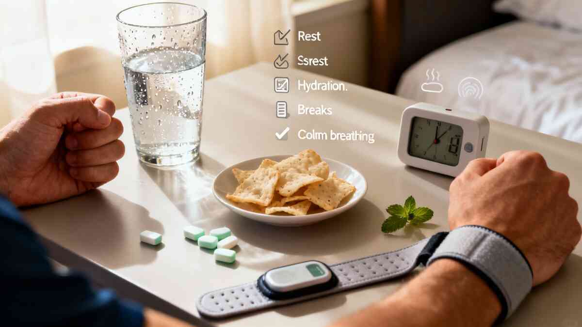 Prep like a pro—sleep, hydration, mint, breaks, and calm control.