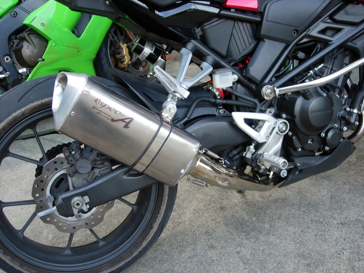 CB250Rのマフラーをヤマモトレーシング製「spec-A」に交換した結果