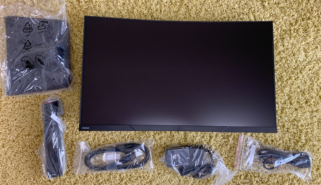 箱付き・完品 Pixio 23.6インチ 湾曲モニター PXC243 144hz