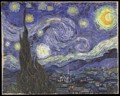 [art]フィンセント・ファン・ゴッホ　Vincent van Gogh 「星月夜(糸杉と村) The Sta